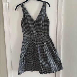 Joie Black and White Mini Dress Size S